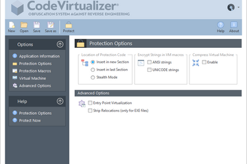 Code Virtualizer預(yù)覽：保護(hù)選項(xiàng)