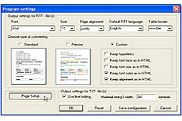 HTML - RTF Converter v16 （for Win32 DLL/ActiveX/MFC/C/C++/ASP）