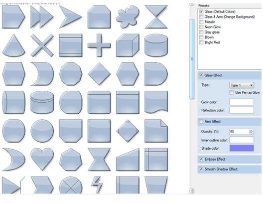 MindFusion.Diagramming for WinForms示例：效果