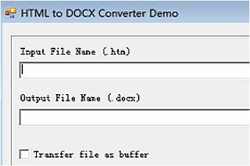 HTML to DOCX Converter v10（for Win64 C/C++/MFC SDK?）