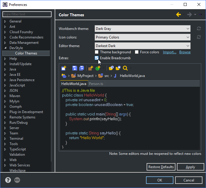 使用DevStyle Breadcrumb导航