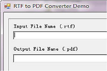 RTF to PDF Converter v14（for .NET C#/WinForm/ASP.NET, 32/64 Bit）