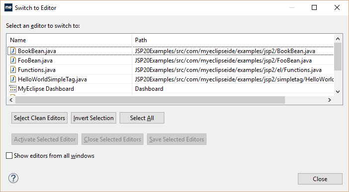 用于Productive Workflow的Eclipse快捷方式