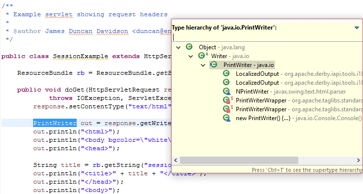 用于Productive Workflow的Eclipse快捷方式