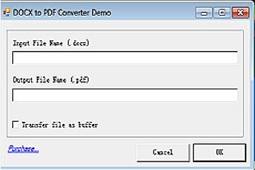 DOCX to PDF Converter v10（for Win32 DLL/ActiveX/MFC/C/C++/ASP）