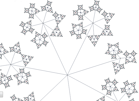 MindFusion.Diagramming for WinForms示例：分形布局