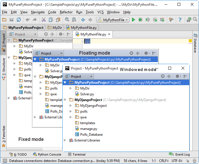 Pycharm IDE設(shè)置系列教程（九）：工具窗口查看模式