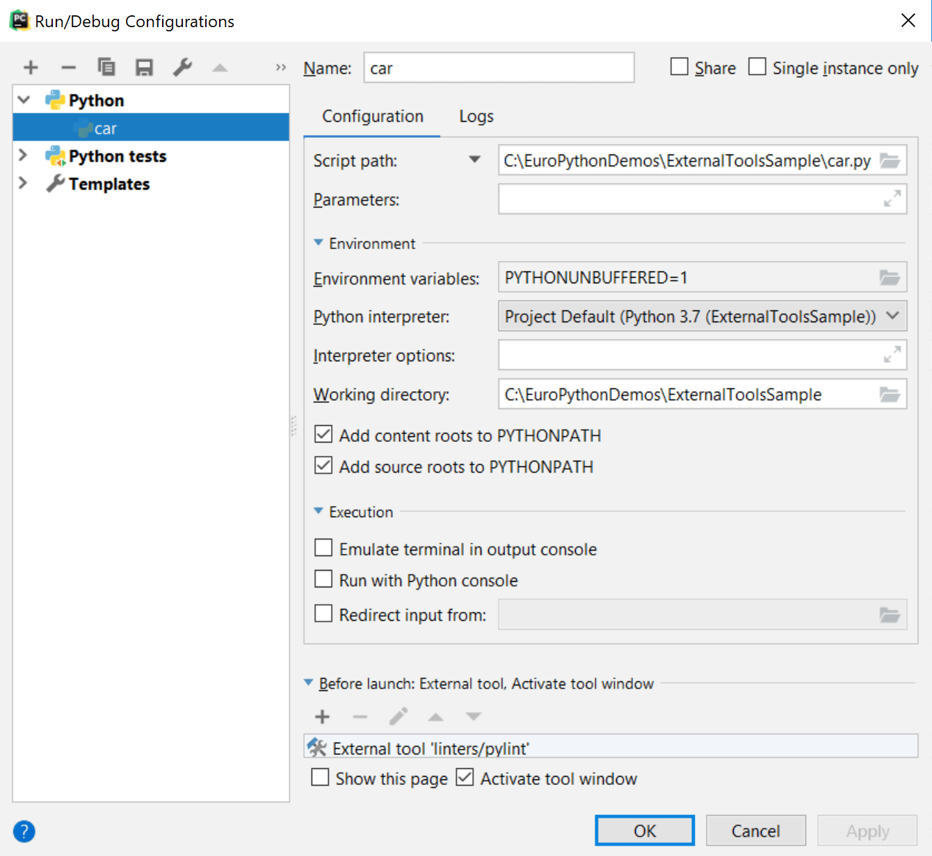 Pycharm IDE設(shè)置系列教程（十五）：外部工具