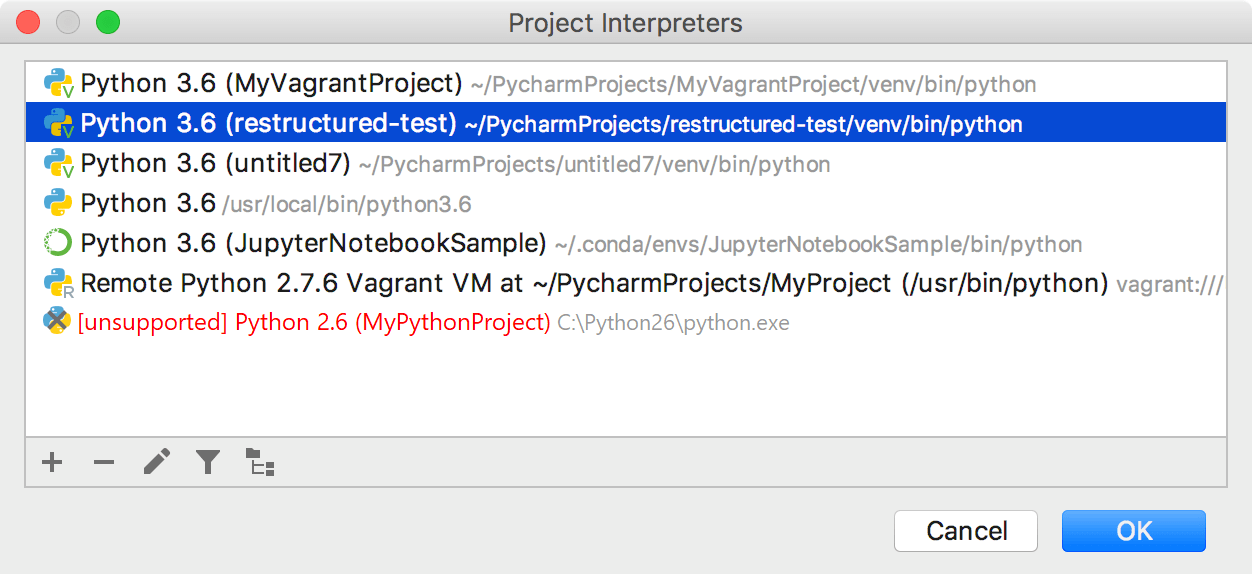 在PyCharm中配置项目（三）：配置Python解释器