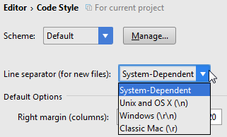 IntelliJ IDEA IDE设置系列教程（五）：配置行分隔符