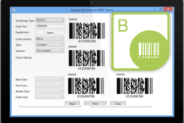 Aspose.Total預(yù)覽： Aspose.BarCode-6