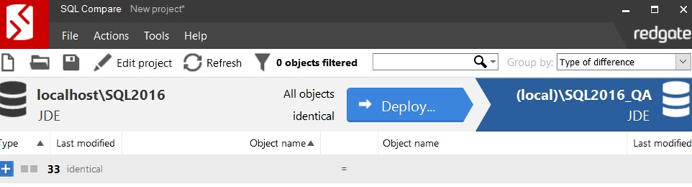 SQL Compare使用教程：如何在SQL Compare中使用自定义过滤器