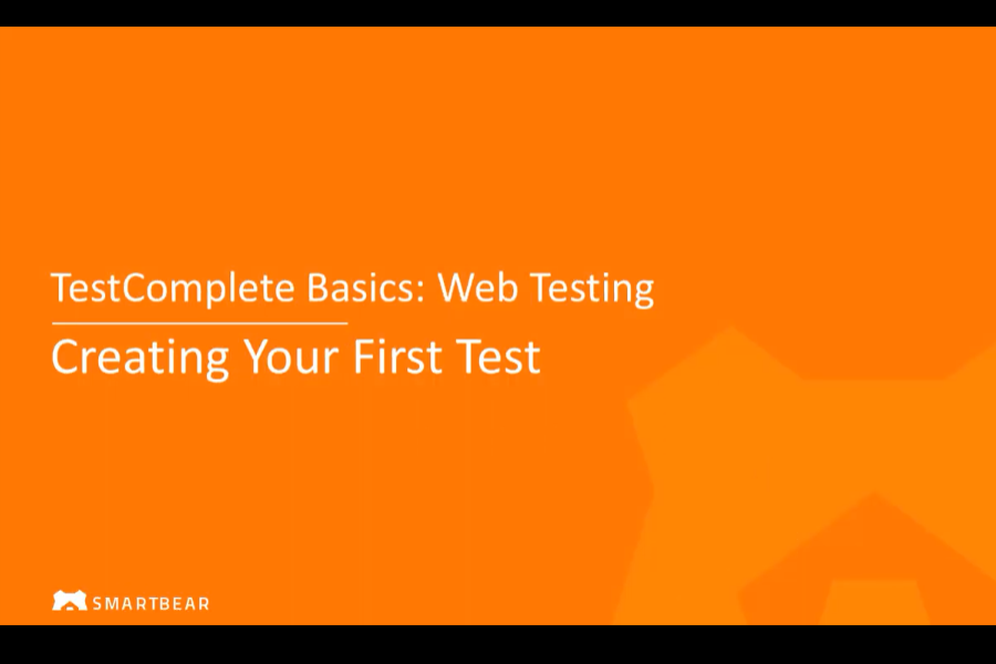 使用TestComplete進行Web測試：創(chuàng)建您的第一個Web測試