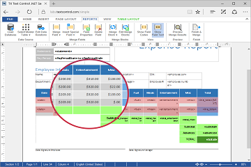 TX Text Control .NET for WPFx32試用版下載