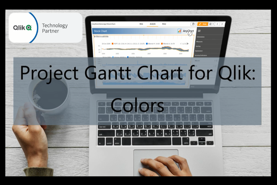 AnyChart视频教程：如何在Qlik Sense中为gantt着色项目