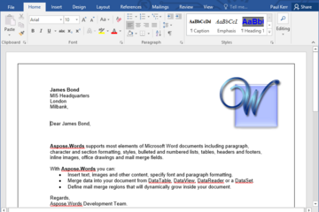 Aspose.Words for .NET预览：Aspose.Words for .NET 