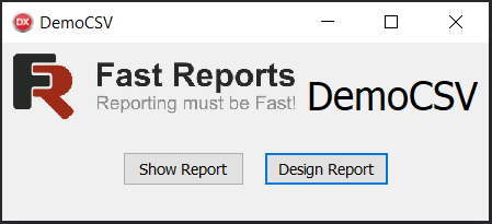 如何在Delphi中将CSV文件作为数据集连接并使用FastReport VCL建立报告