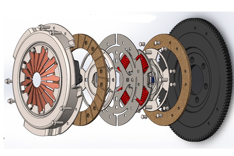 SolidWorks模型免費下載：單片離合器