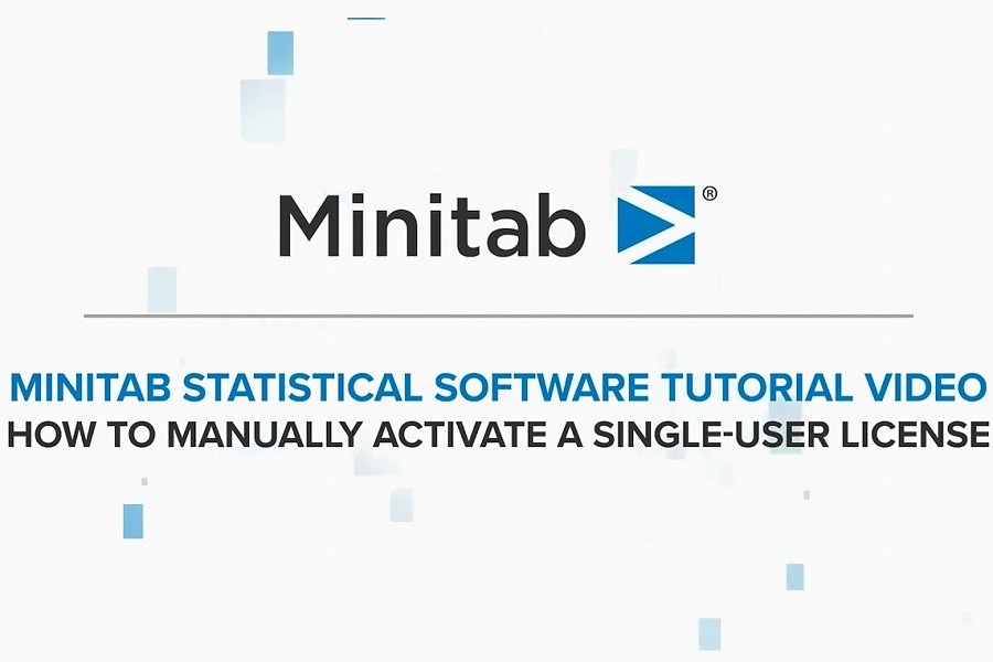 Minitab視頻教程：自動激活失敗時如何手動激活Minitab單用戶許可證？