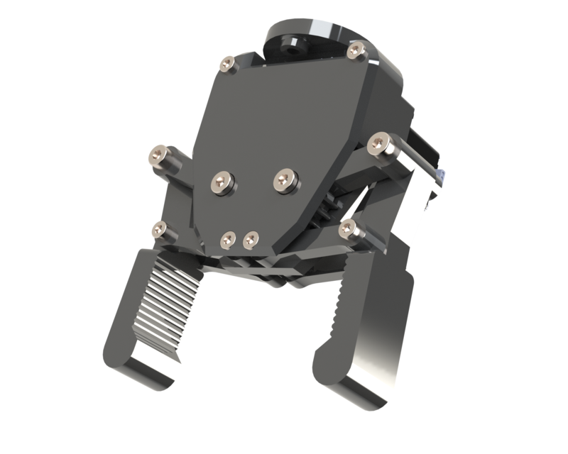 SolidWorks模型免費(fèi)下載：機(jī)器人手臂抓手