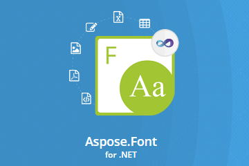 Aspose.Font授權購買