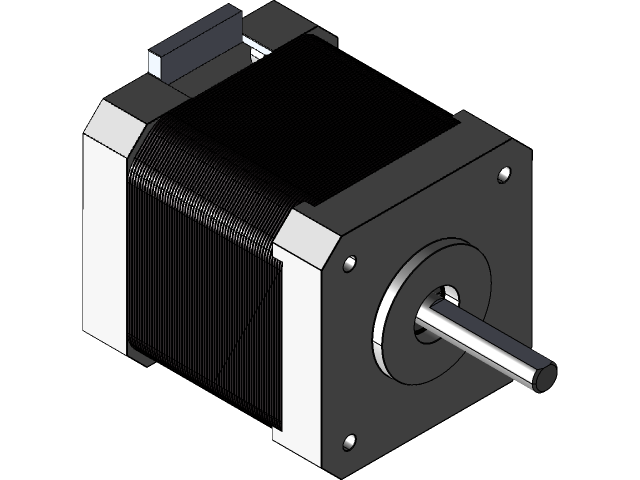 SolidWorks模型免費(fèi)下載： Nema 17 48mm步進(jìn)電機(jī)