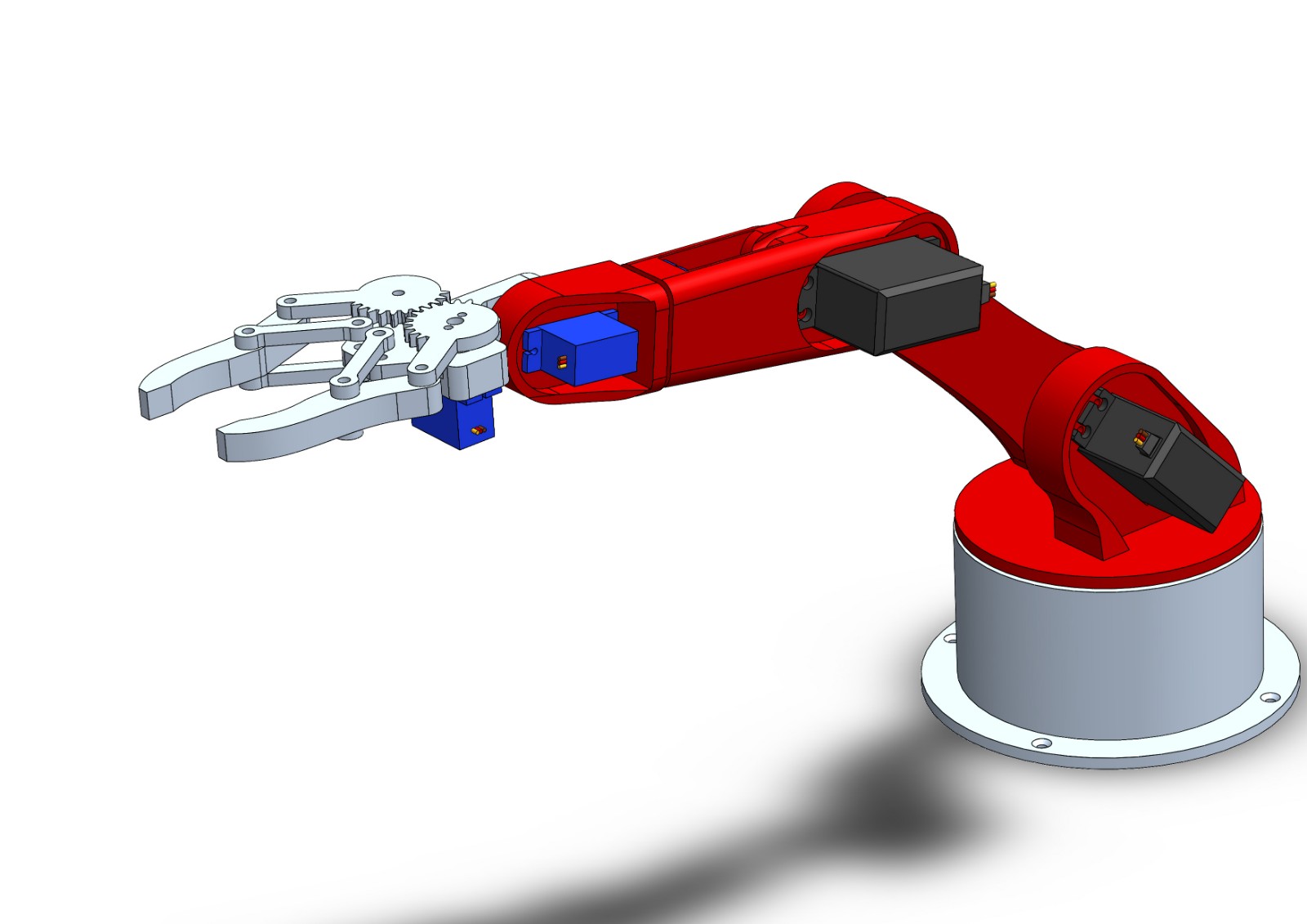 SolidWorks模型免費(fèi)下載： 機(jī)器人 機(jī)械臂