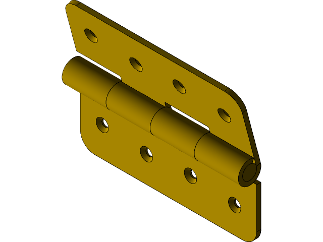 SolidWorks模型免費(fèi)下載：合頁(yè)