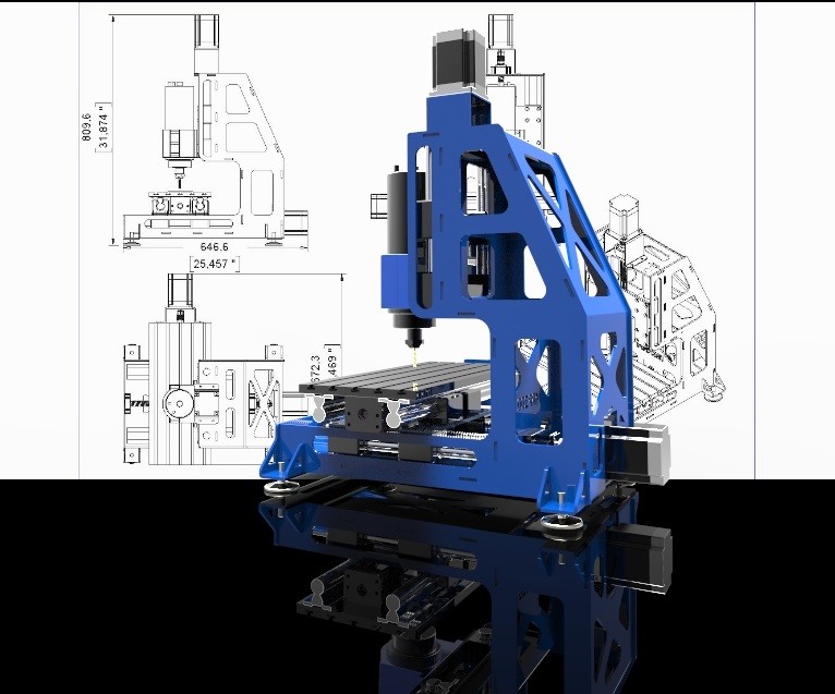 SolidWorks建模實例：小型CNC