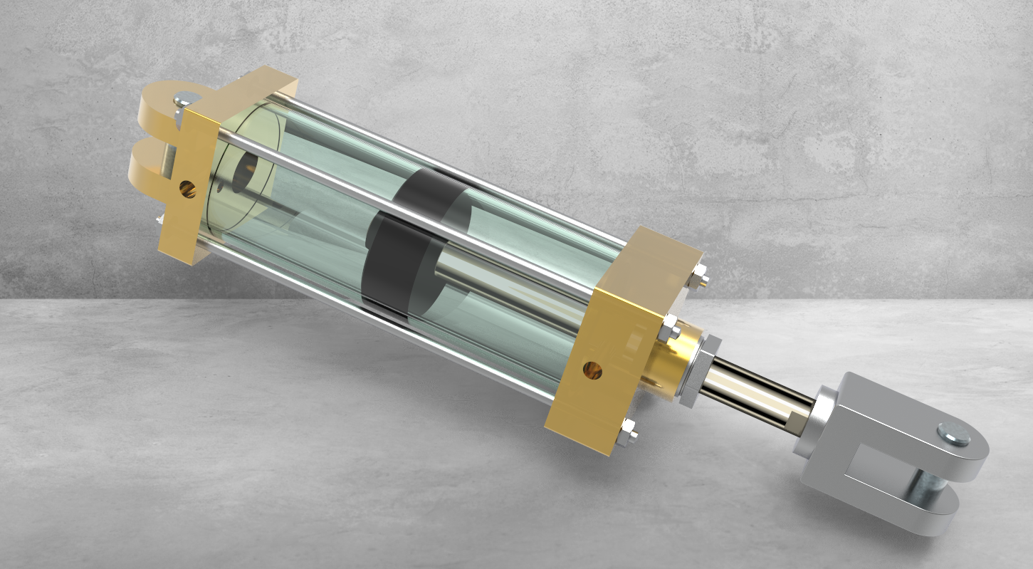 SolidWorks模型免费下载：液压缸