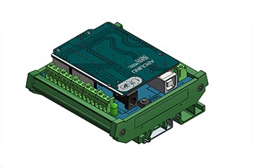 SolidWorks模型免費下載：Arduino UNO DIN導軌安裝適配器