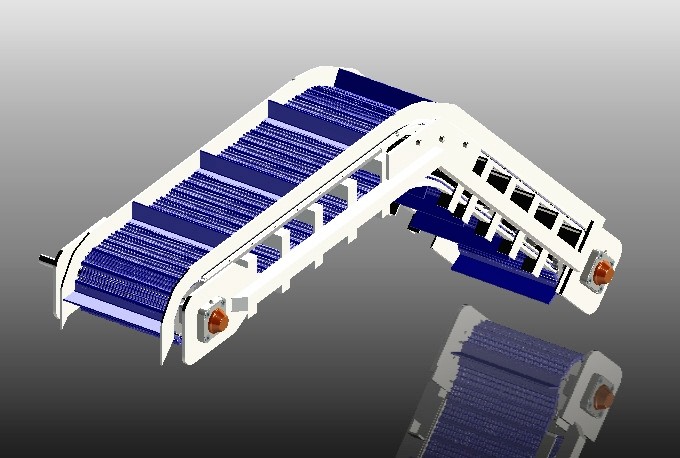 SolidWorks模型免費(fèi)下載：用于脫水的輸送帶