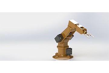 SolidWorks模型免費(fèi)下載：工業(yè)機(jī)器人手臂