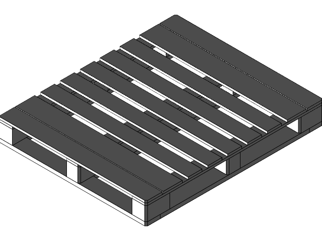 SolidWorks模型免費下載：木質托盤