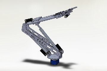 SolidWorks模型免費(fèi)下載：機(jī)械手