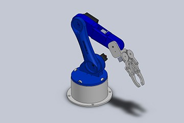 SolidWorks模型免費(fèi)下載：機(jī)械臂