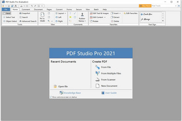 PDF Studio預覽：PDF Studio啟動界面