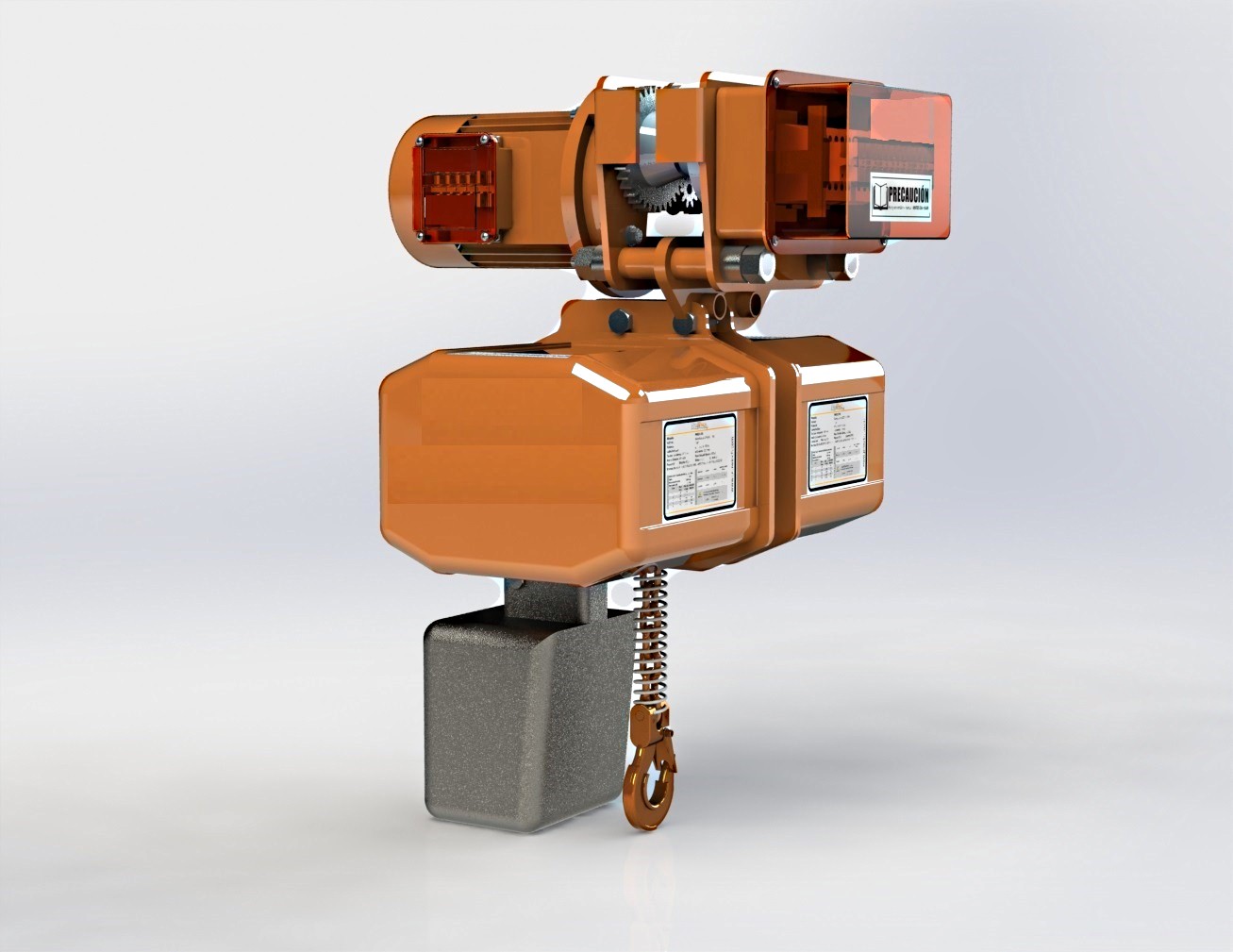 SolidWorks模型免费下载：链式起重机