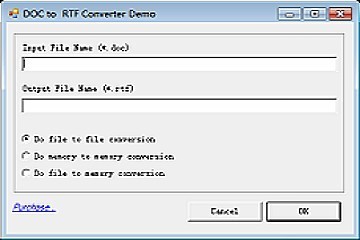 DOC to RTF Converter v13（for Win64 C/C++/MFC SDK)