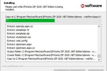 IPWorks Zip预览：安装过程