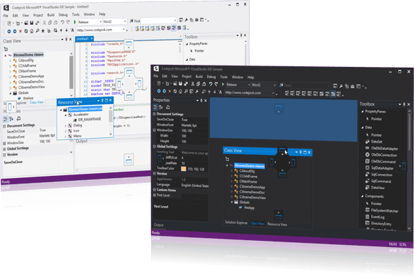 Codejock Docking Pane