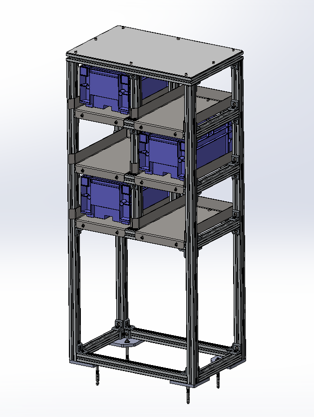 SolidWorks模型免費(fèi)下載：KUTU RAF箱式貨架