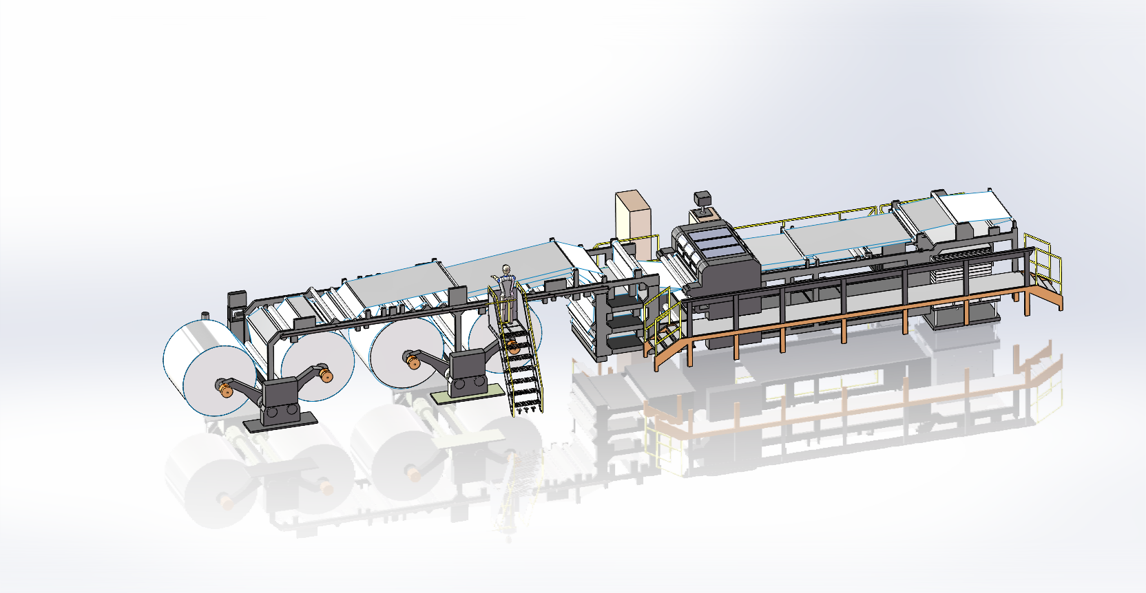 SolidWorks模型免費下載：大型切紙機