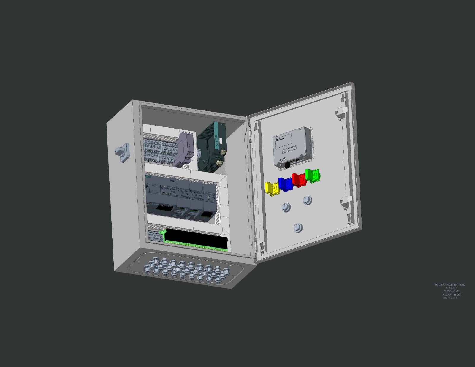 SolidWorks模型免費下載：電器柜