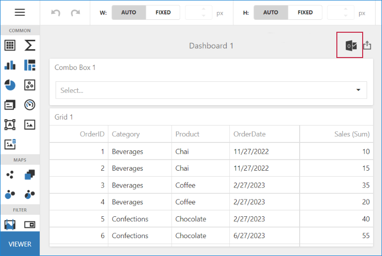 DevExpress ASP.NET Core示例：Dashboard - 如何使用MailKit將儀表板作為PDF文檔發(fā)送