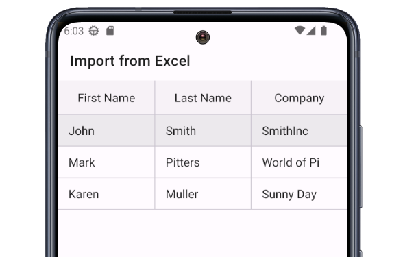 DevExpress示例：Data Grid for .NET MAUI - 如何導(dǎo)入Excel數(shù)據(jù)