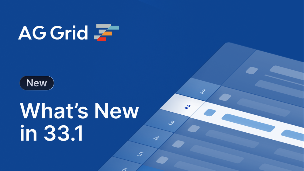 AG Grid Enterprise 33.1