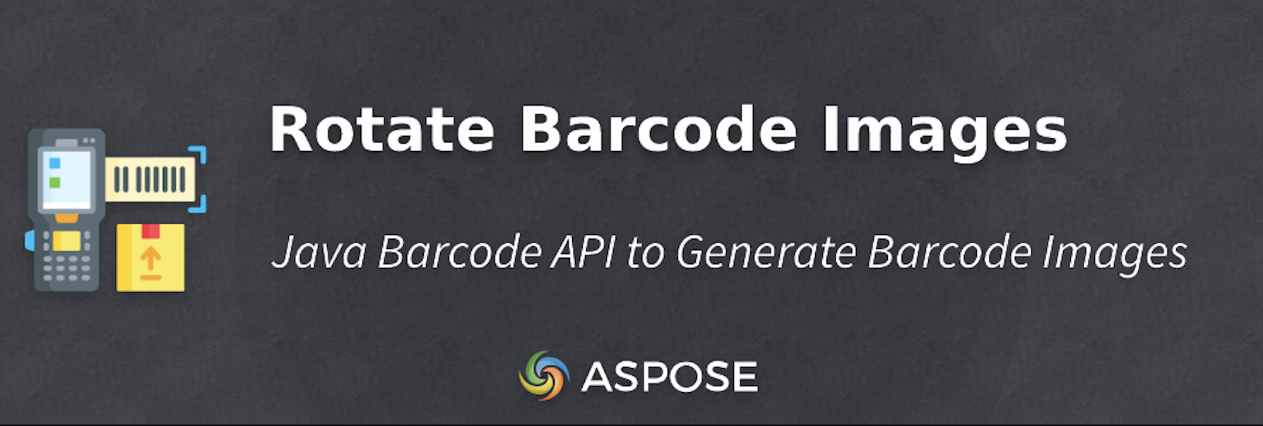 条码控件Aspose.BarCode教程：在 Java 中旋转条形码图像