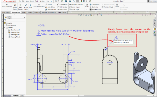 SOLIDWORKS生产性技巧和窍门– SOLIDWORKS工程图