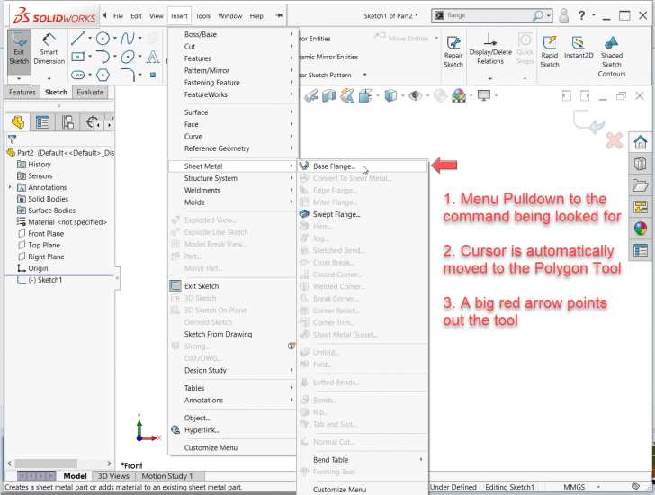 SOLIDWORKS技巧与窍门:在SOLIDWORKS命令搜索中查找新命令